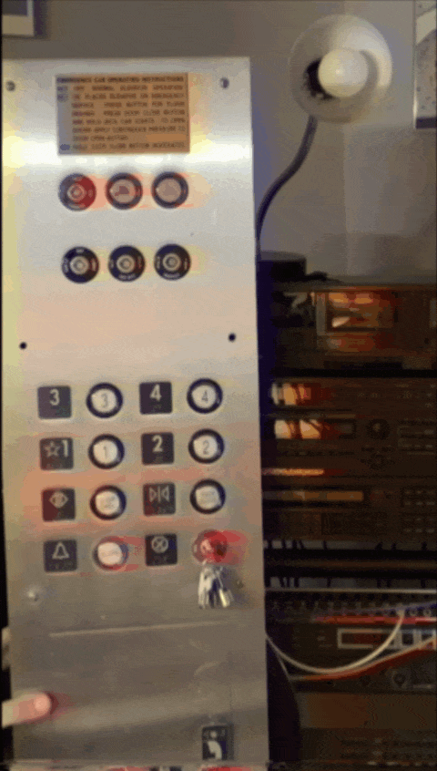 Pushing Door Open and Door Close on the panel